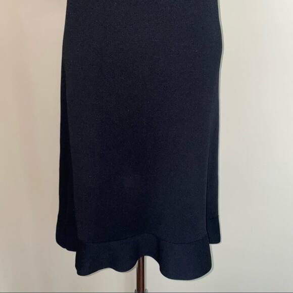 Ann Taylor Sweater dress with ruffle top, flare sleeves and flounce hem sz small - Picture 8 of 13